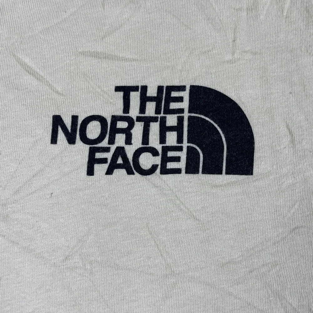 The North Face T-Shirt Mens M Tan Tested & Proven Circular Design Short Sleeve